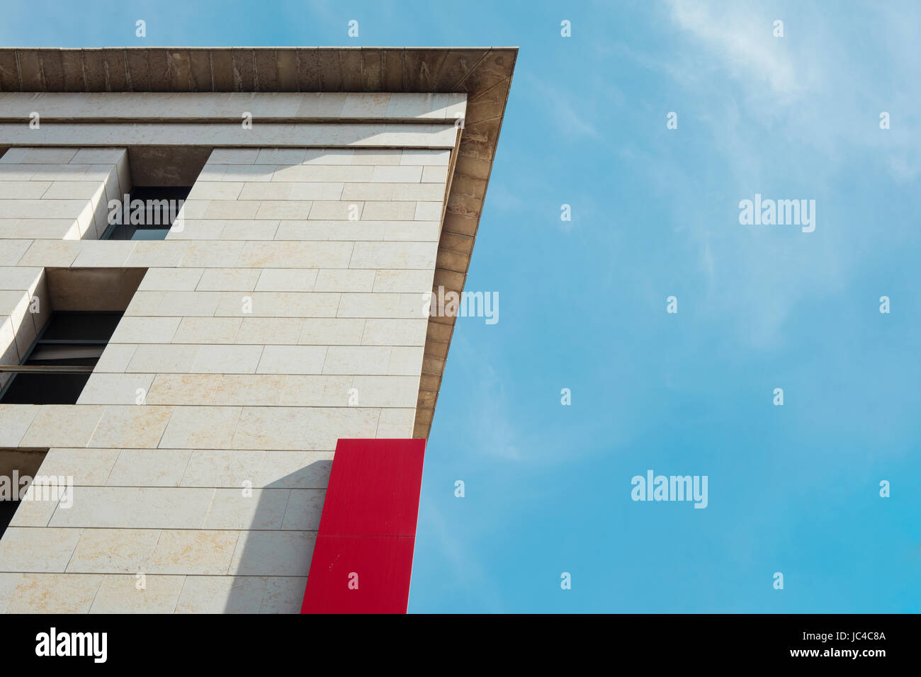 Image showcasing Barcelona, Spain - October 5, 2016: facade of Elisava building; school ...