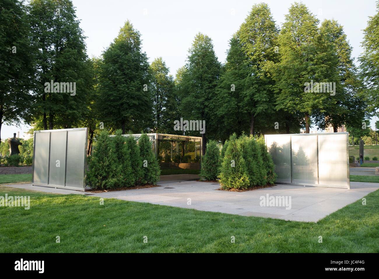 A new installation at the Walker Sculpture Garden in Minneapolis