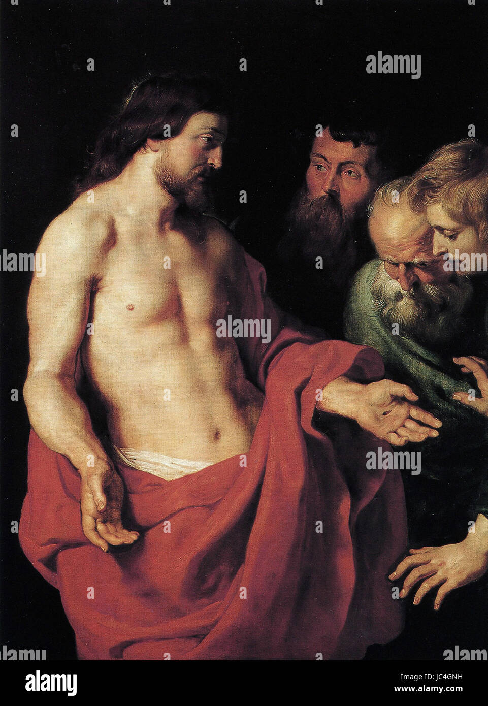 Peter Paul Rubens - The Incredulity of Saint Thomas Stock Photo