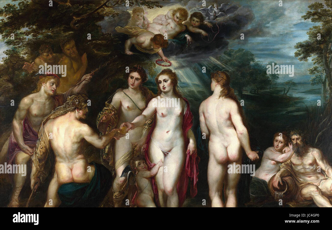 Peter Paul Rubens The Judgement of Paris   1597 Stock Photo