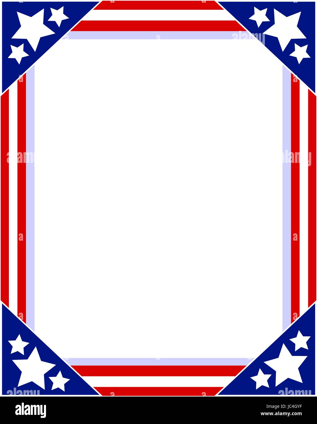 American flag Patriotic picture frame Stock Vector Image & Art Alamy