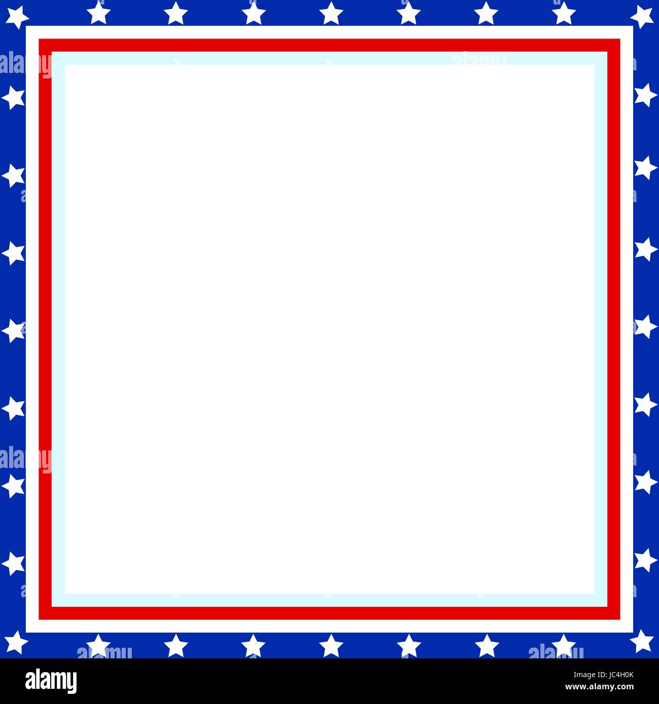 American flag Patriotic border with copy space for your text Stock Vector  Image & Art - Alamy