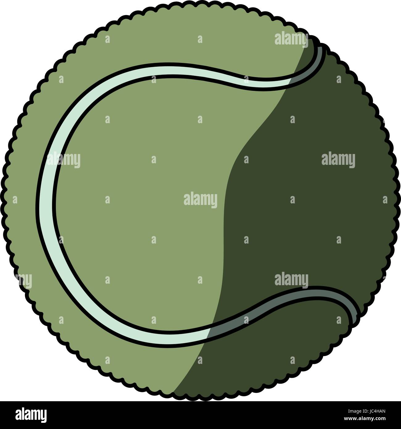 Tennis ball isolated Stock Vector Image & Art - Alamy