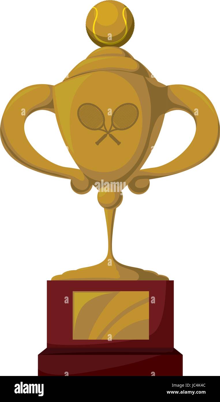 Tennis trophy cup Stock Vector Image & Art - Alamy