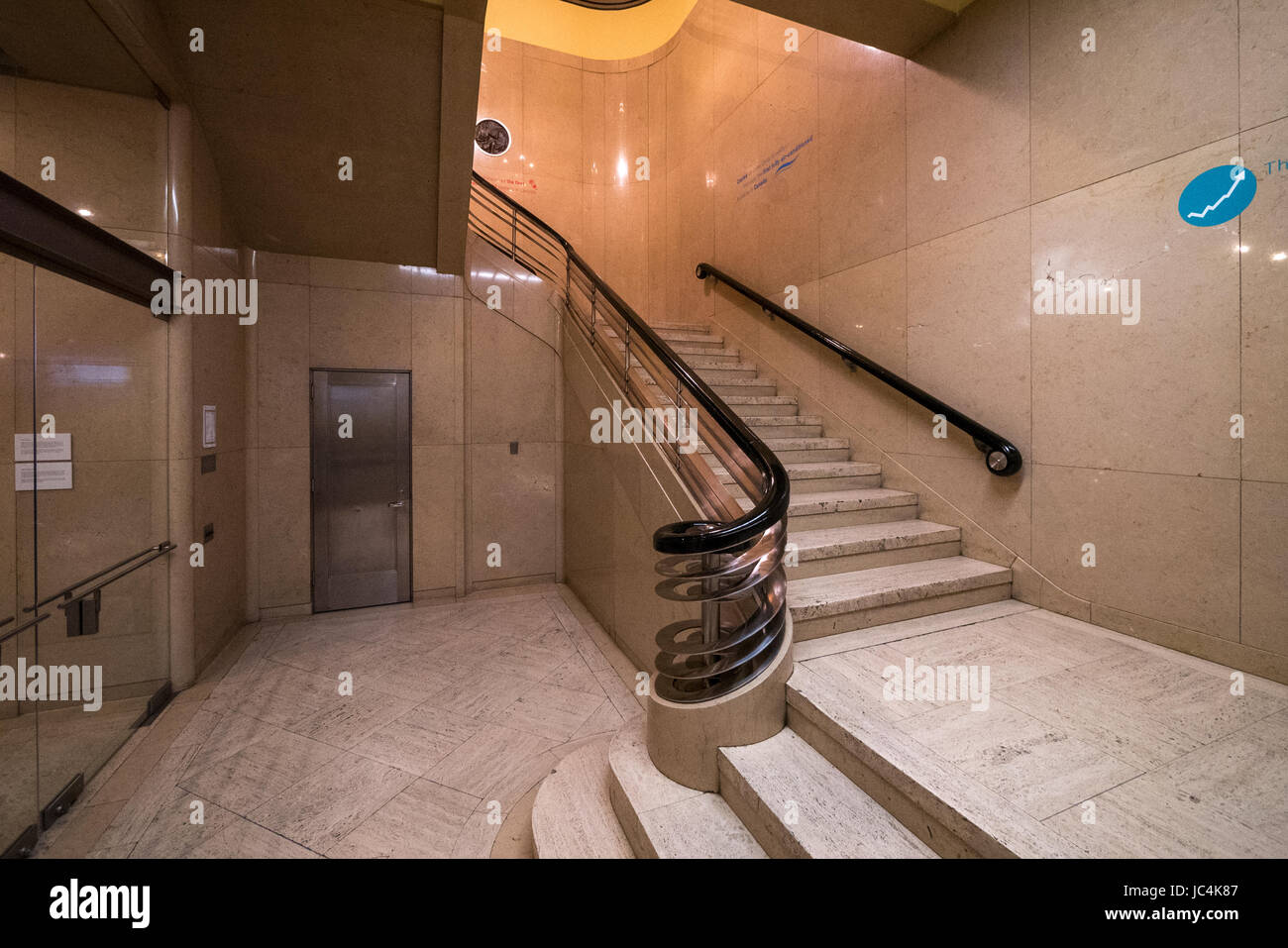 staircase inside the toronto design exchange building Stock Photo Alamy