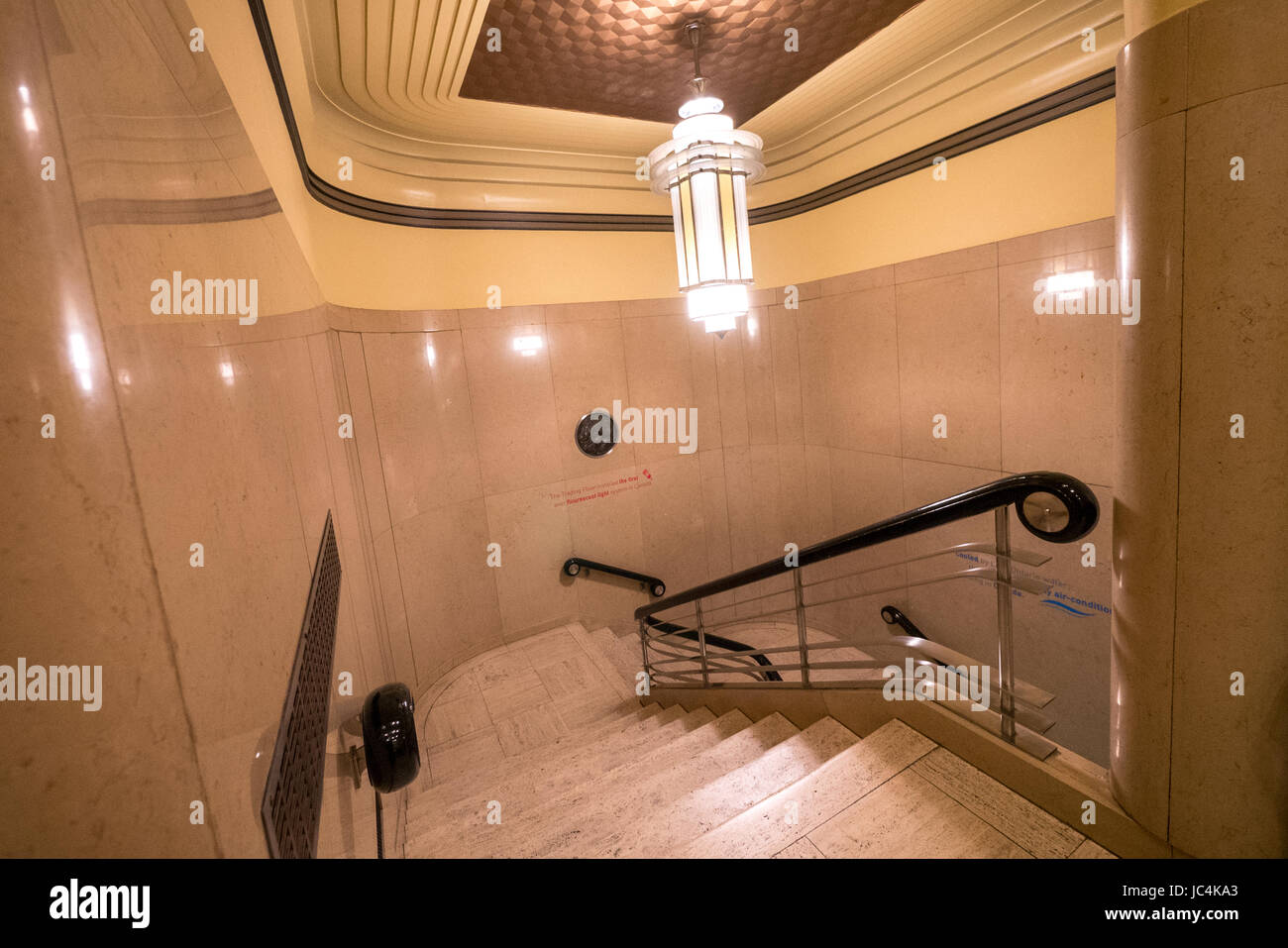 toronto design exchange building staircase Stock Photo Alamy