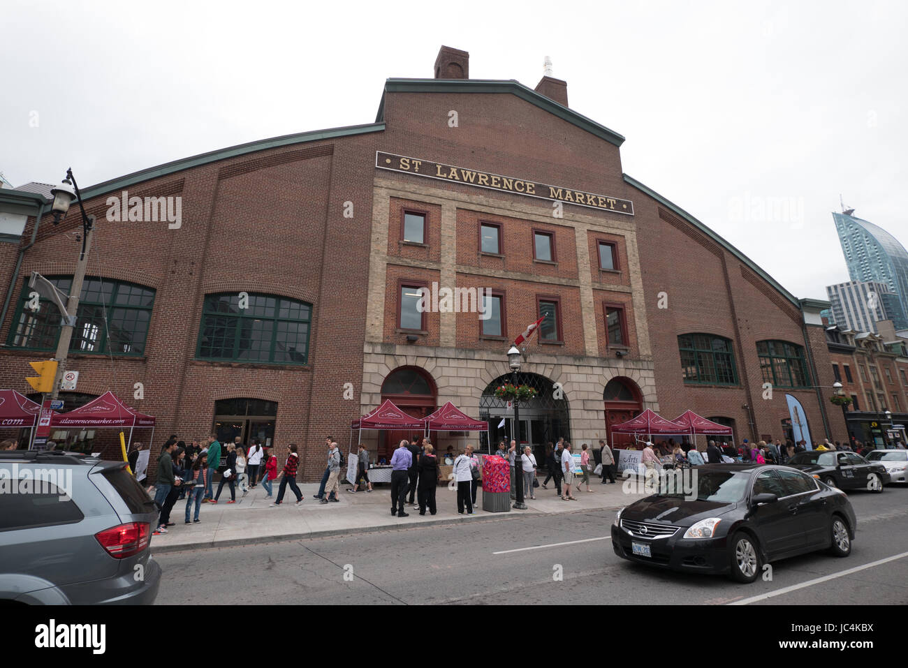 st lawrence market exterior in toronto canada Stock Photo Alamy