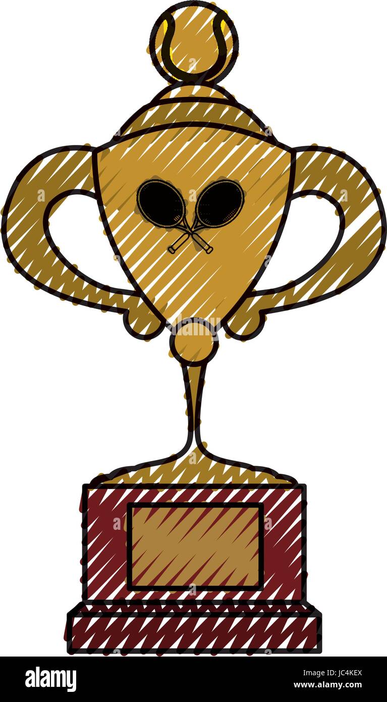 Tennis trophy cup Stock Vector Image & Art - Alamy