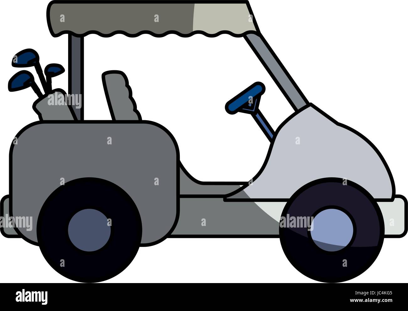 Golf caddy vehicle Stock Vector Image & Art Alamy