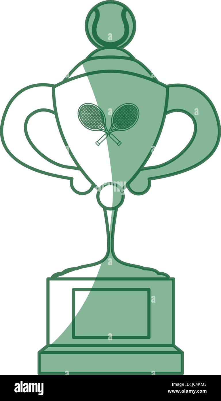 Tennis trophy cup Stock Vector Image & Art - Alamy