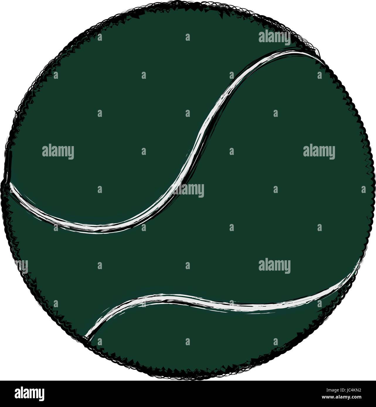 tennis ball isolated Stock Vector Image & Art - Alamy