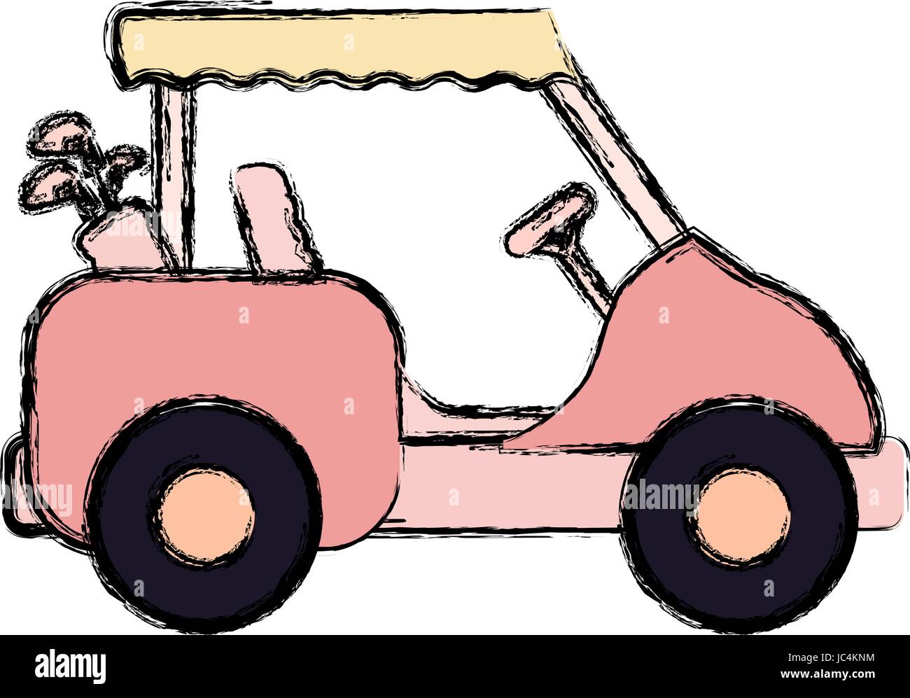 Golf caddy vehicle Stock Vector Image & Art Alamy