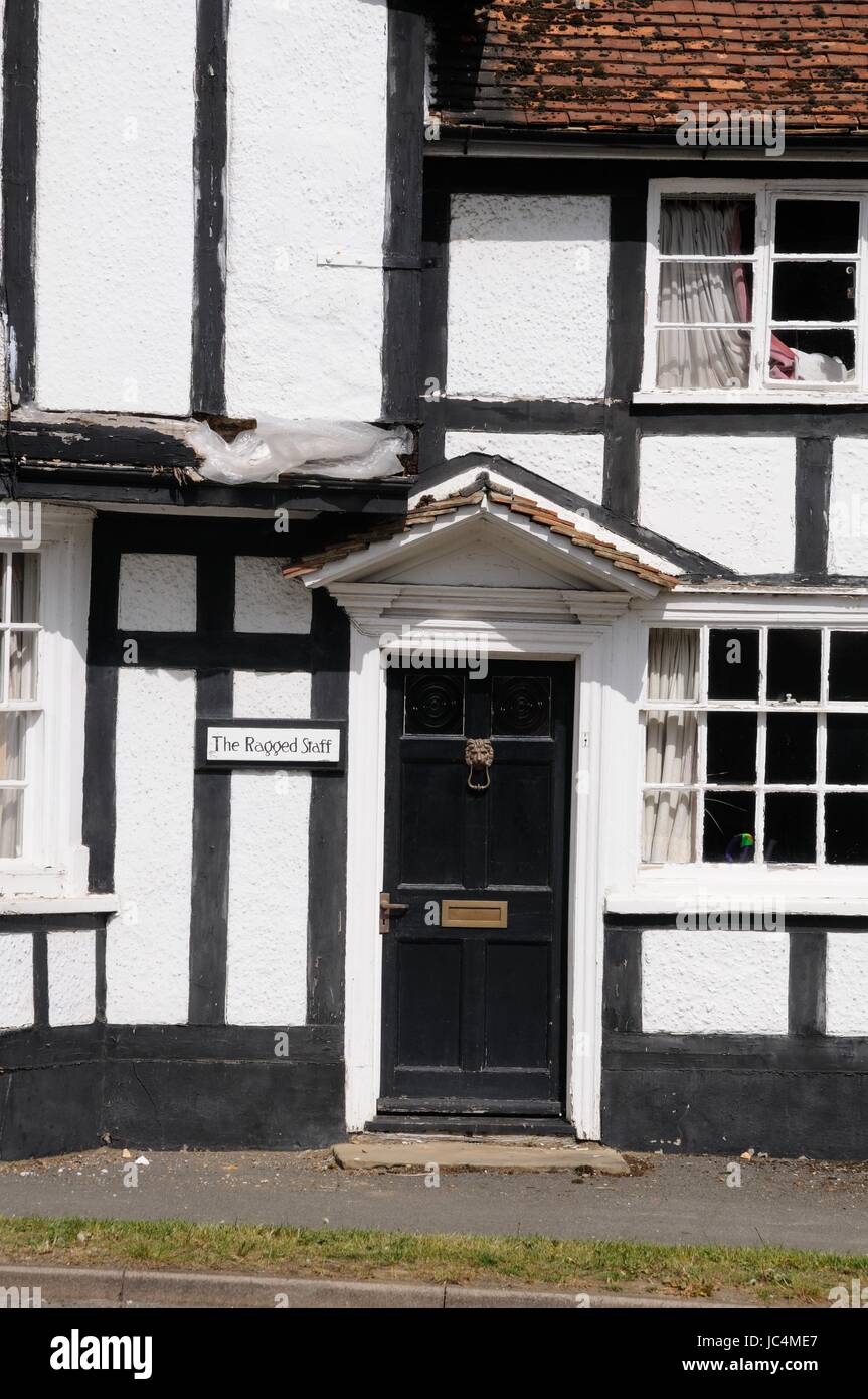 The Ragged Staff, Blunham, Bedfordshire, is a timber framed building