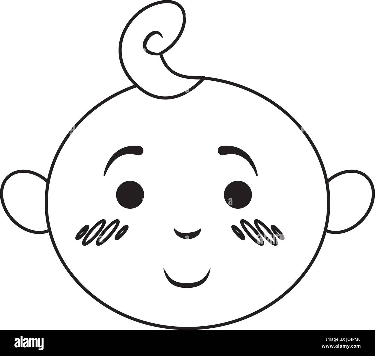 Cute baby cartoon Stock Vector Image & Art Alamy
