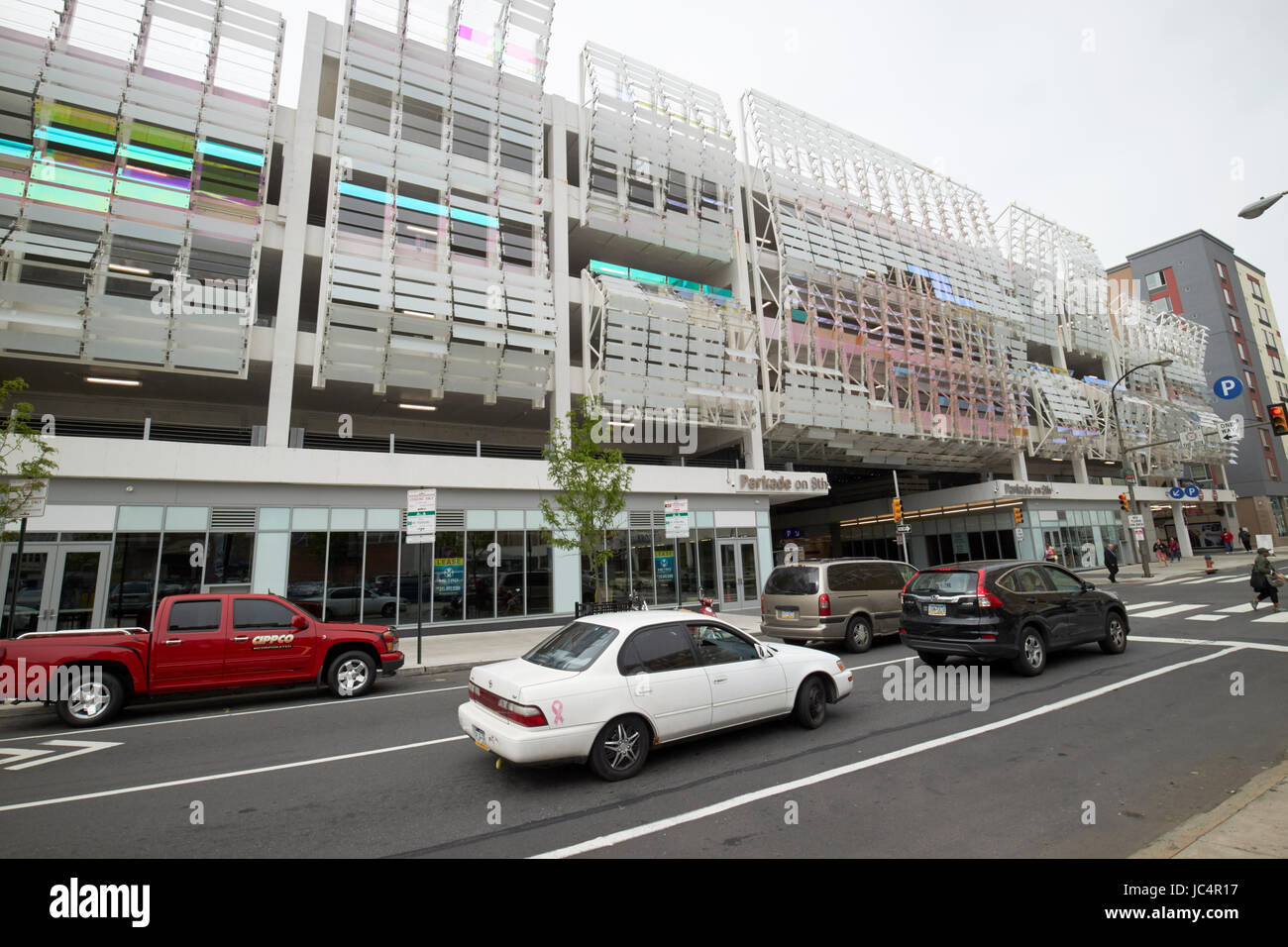 parkade on 8th center city Philadelphia USA Stock Photo