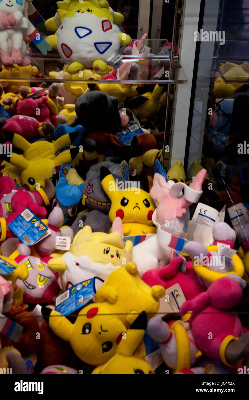 Plush Pokemon Character Dolls Stock Photo Alamy