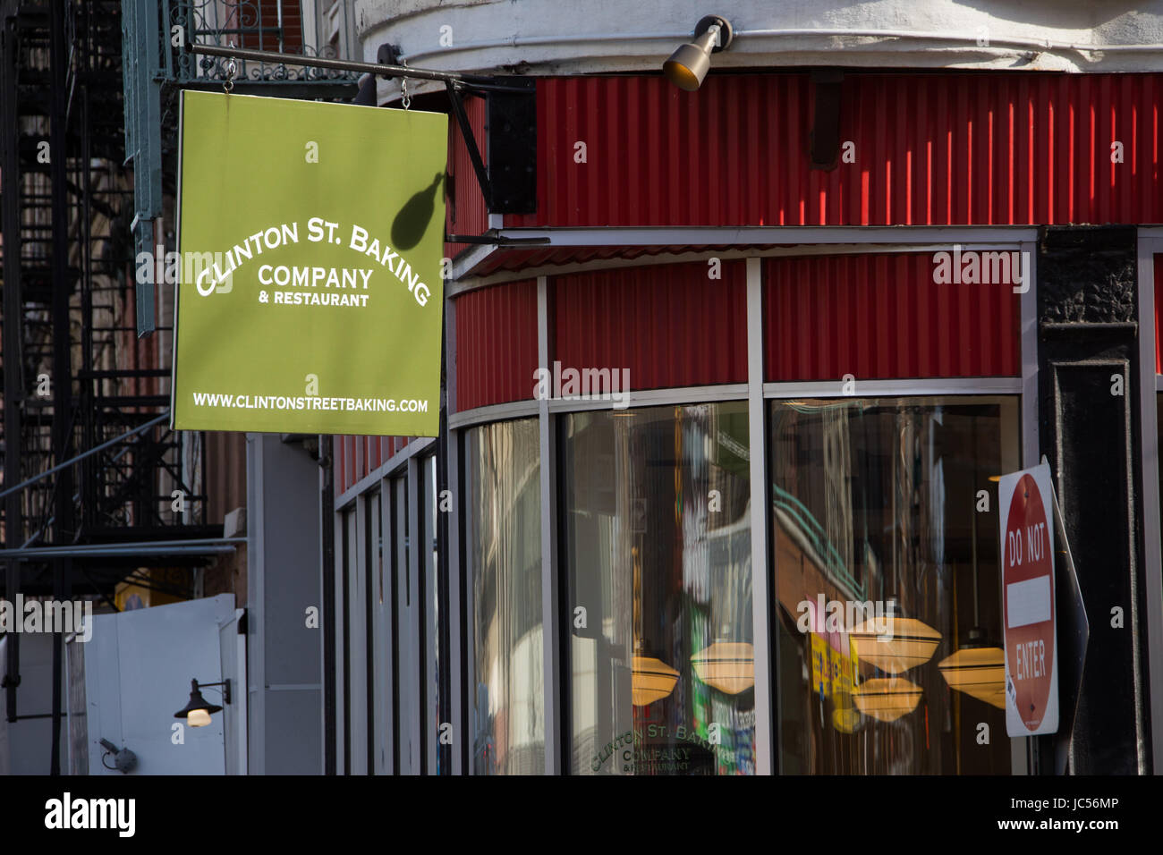 Clinton Street Baking Company restaurant, Lower East Side, Manhattan, New York City Stock Photo