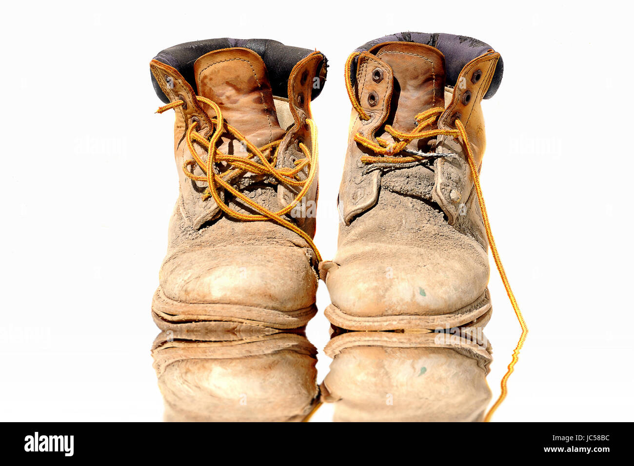 walking boots Stock Photo