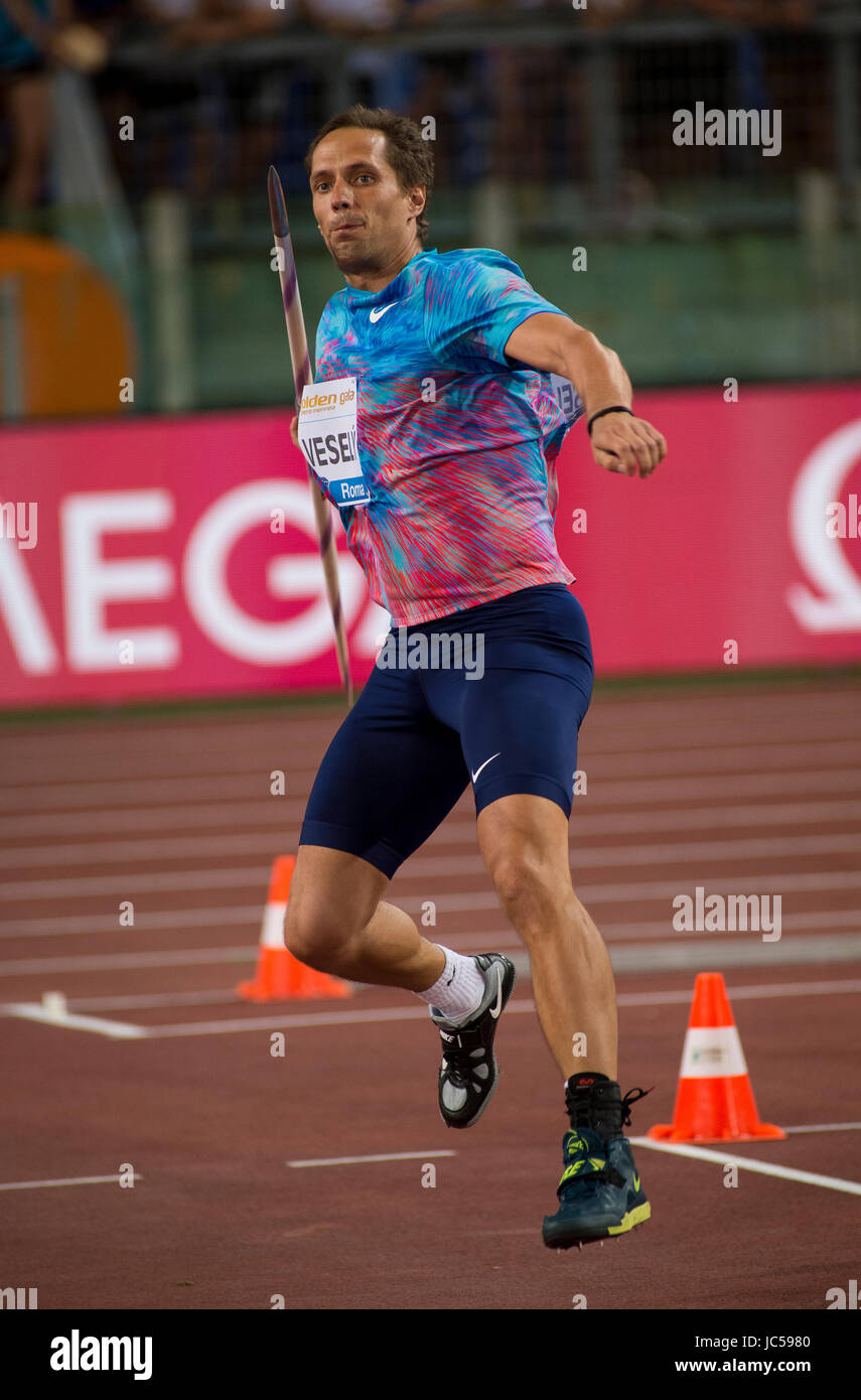 Men's Javelin, Diamond League, Rome 2017 Stock Photo Alamy
