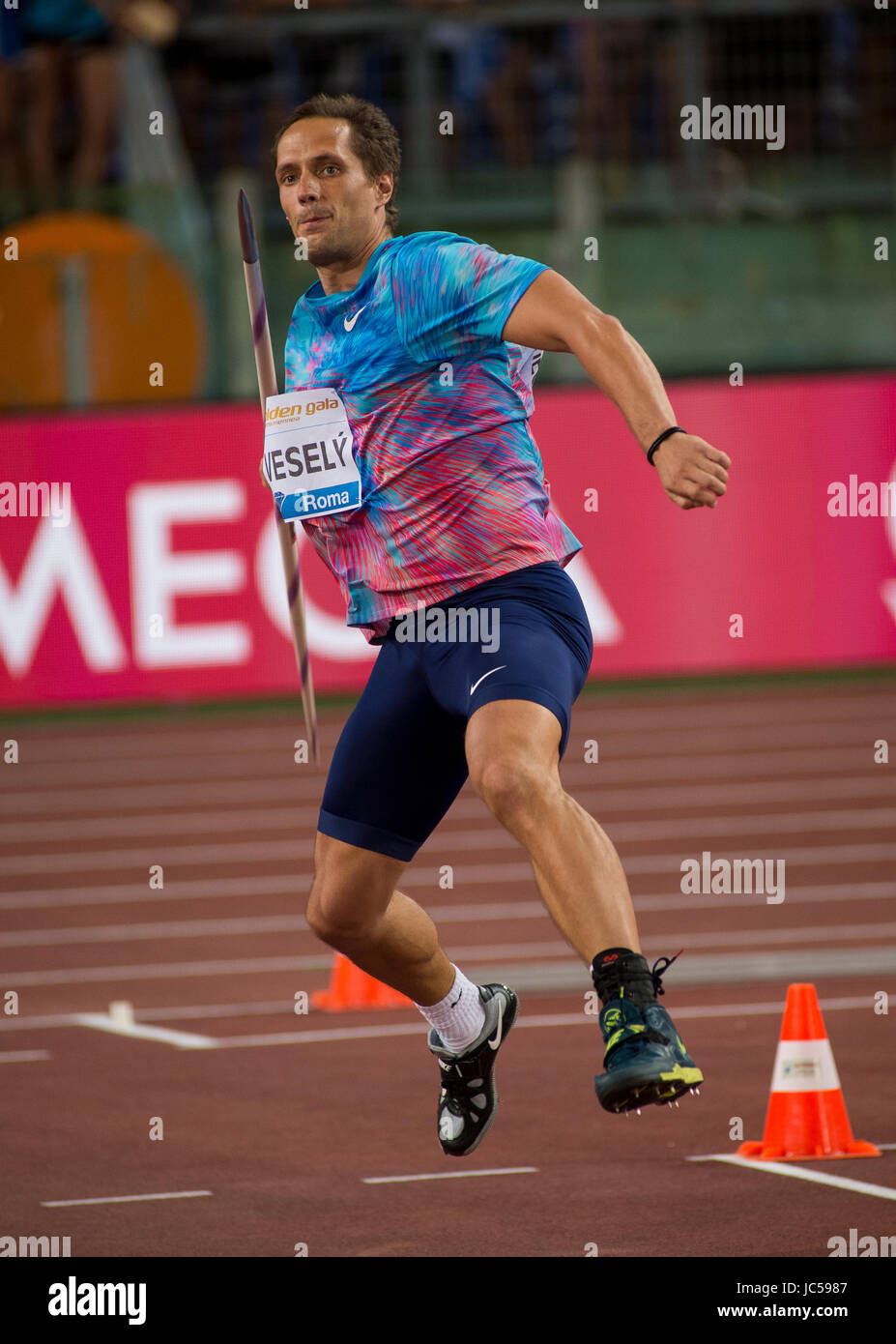 Men's Javelin, Diamond League, Rome 2017 Stock Photo Alamy