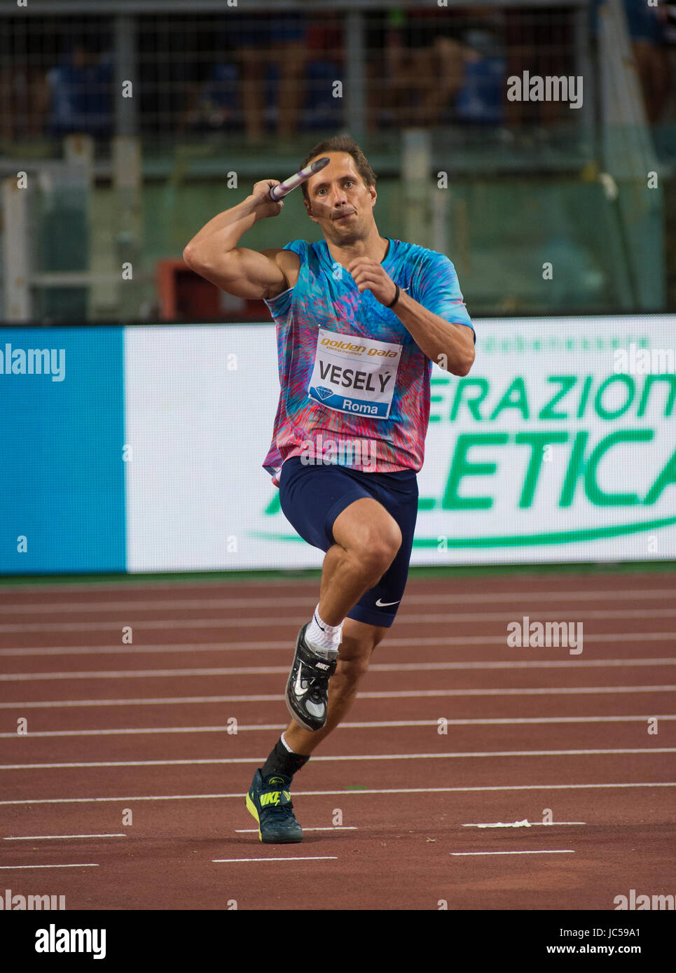 Men's Javelin, Diamond League, Rome 2017 Stock Photo Alamy
