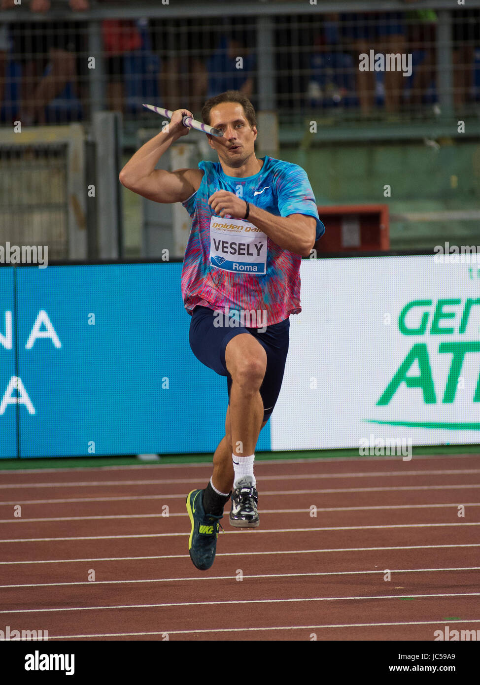Men's Javelin, Diamond League, Rome 2017 Stock Photo Alamy