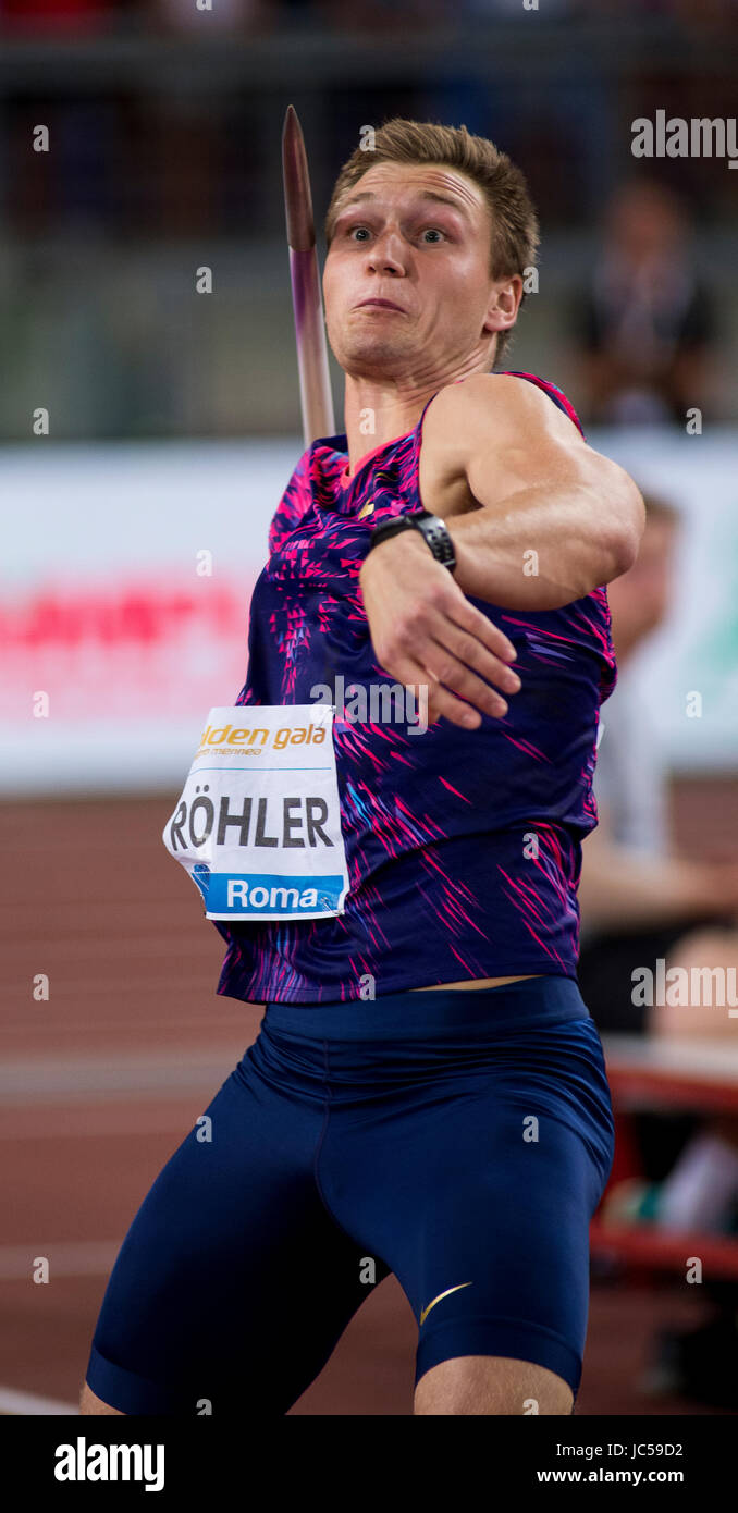 Men's Javelin, Diamond League, Rome 2017 Stock Photo Alamy