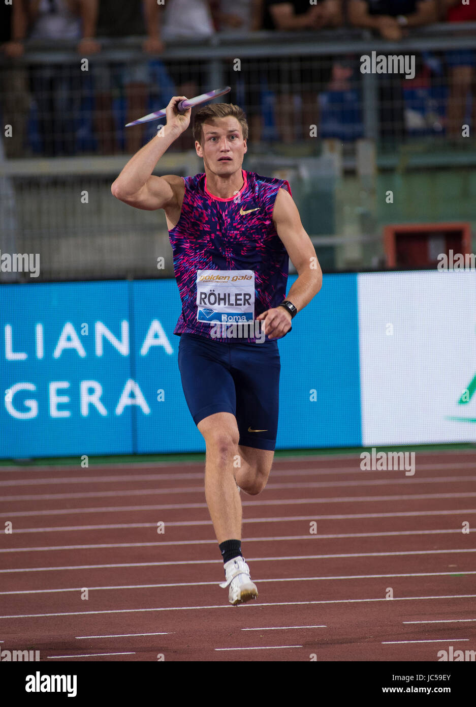 Men's Javelin, Diamond League, Rome 2017 Stock Photo Alamy