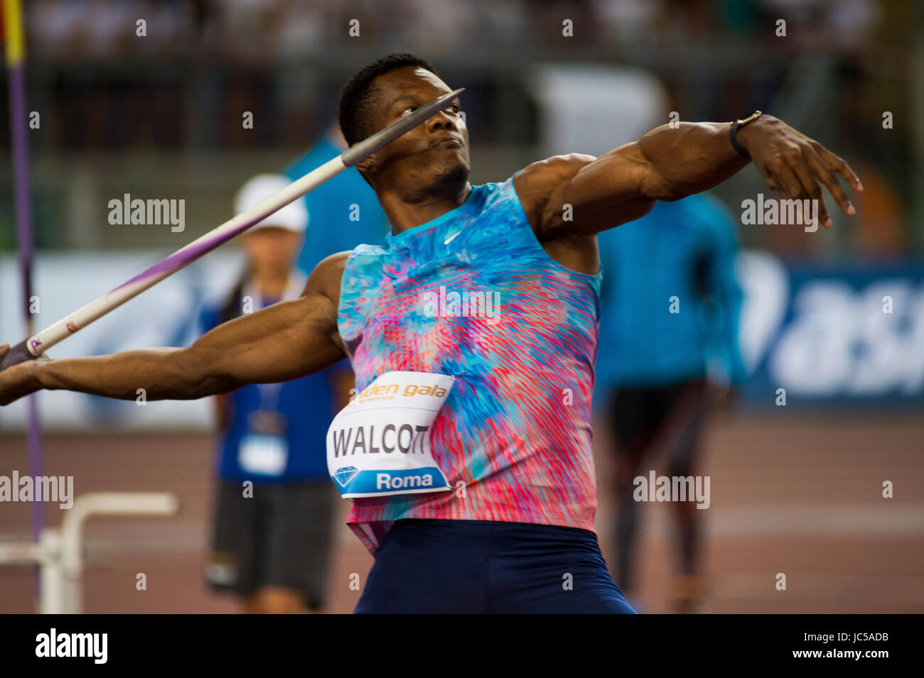 Men's Javelin, Diamond League, Rome 2017 Stock Photo Alamy