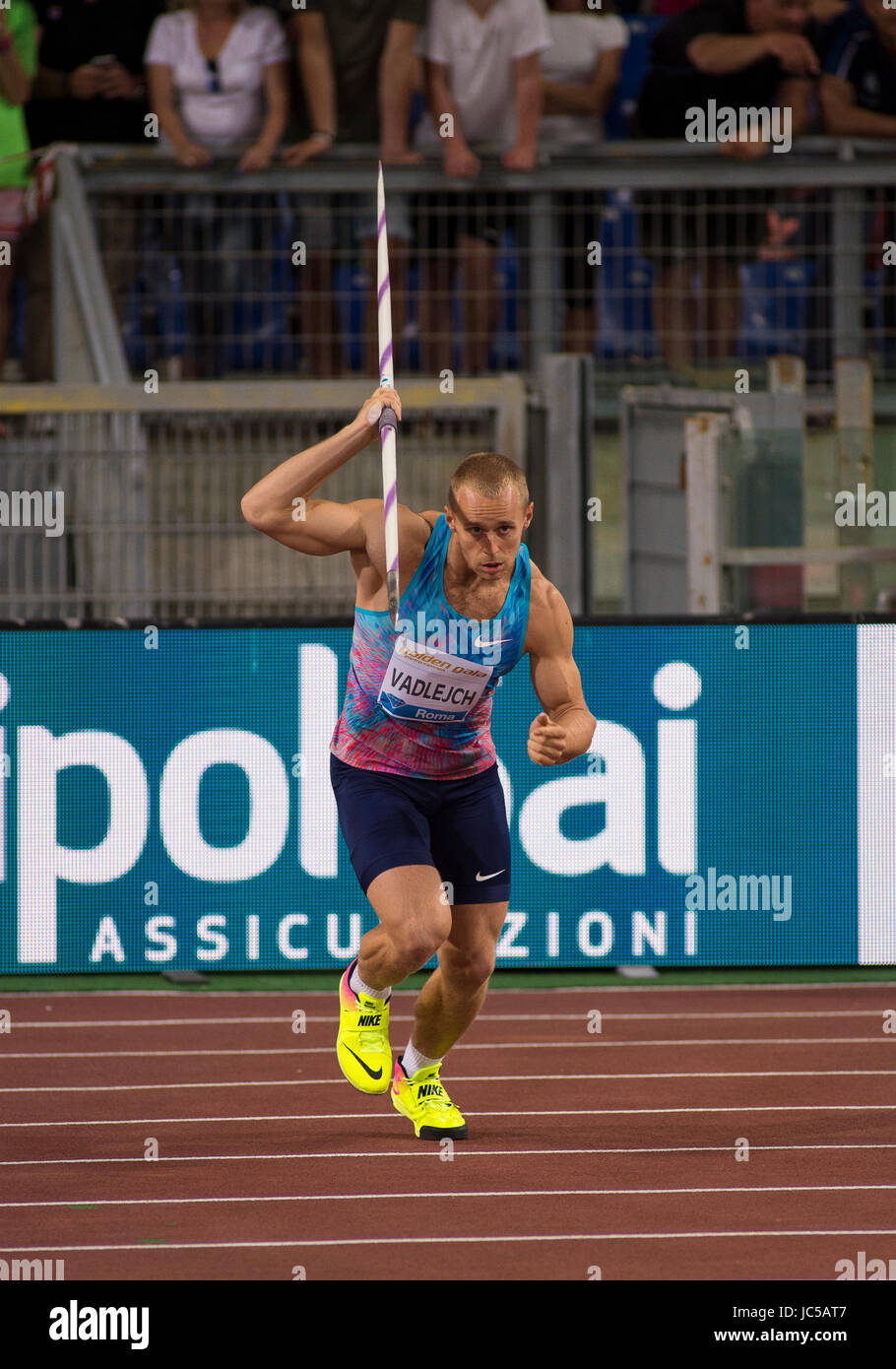Men's Javelin, Diamond League, Rome 2017 Stock Photo Alamy