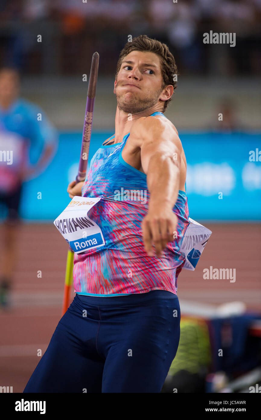 Men's Javelin, Diamond League, Rome 2017 Stock Photo Alamy