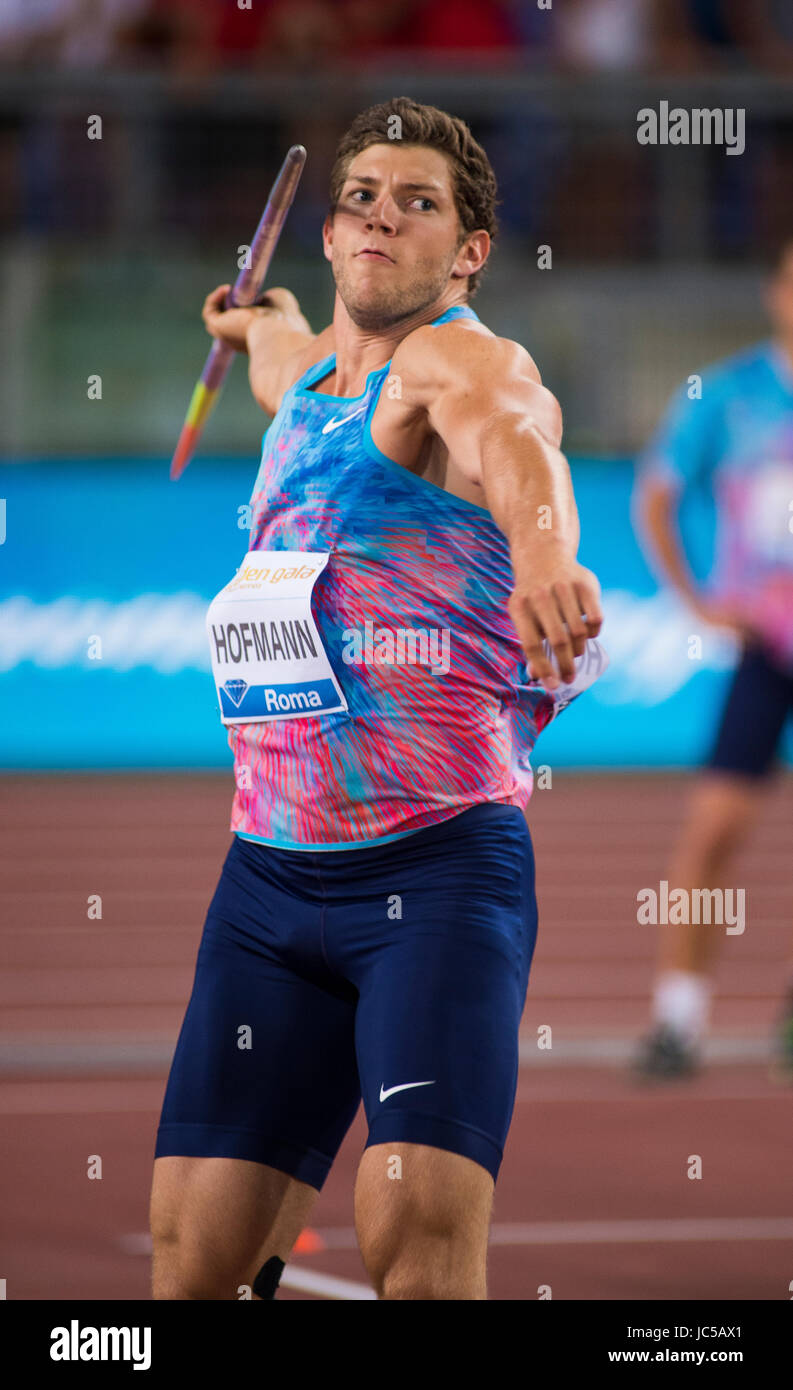 Men's Javelin, Diamond League, Rome 2017 Stock Photo Alamy