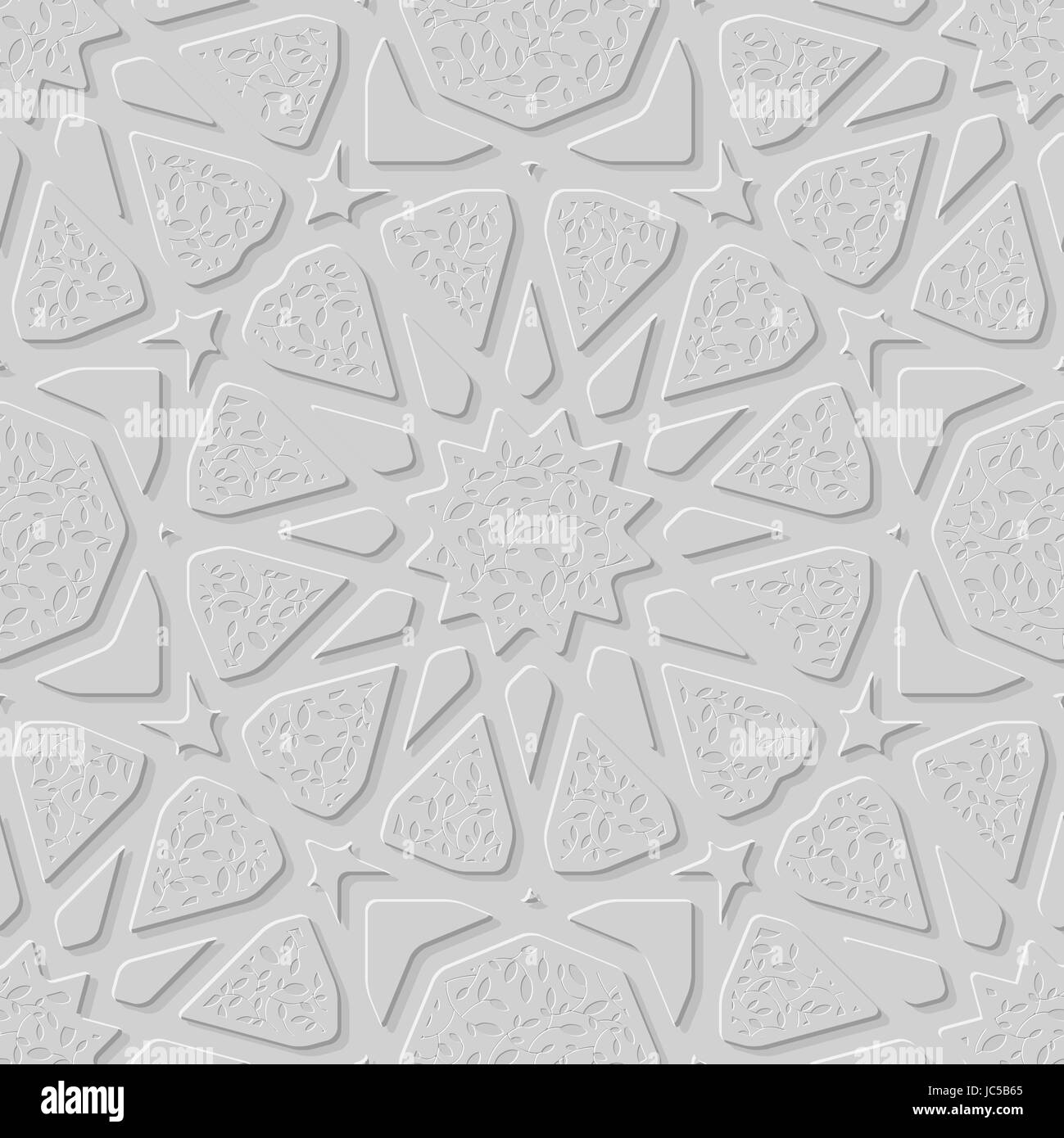 Islamic pattern unique stone imprinted texture. Eastern seamless background. Stock Vector