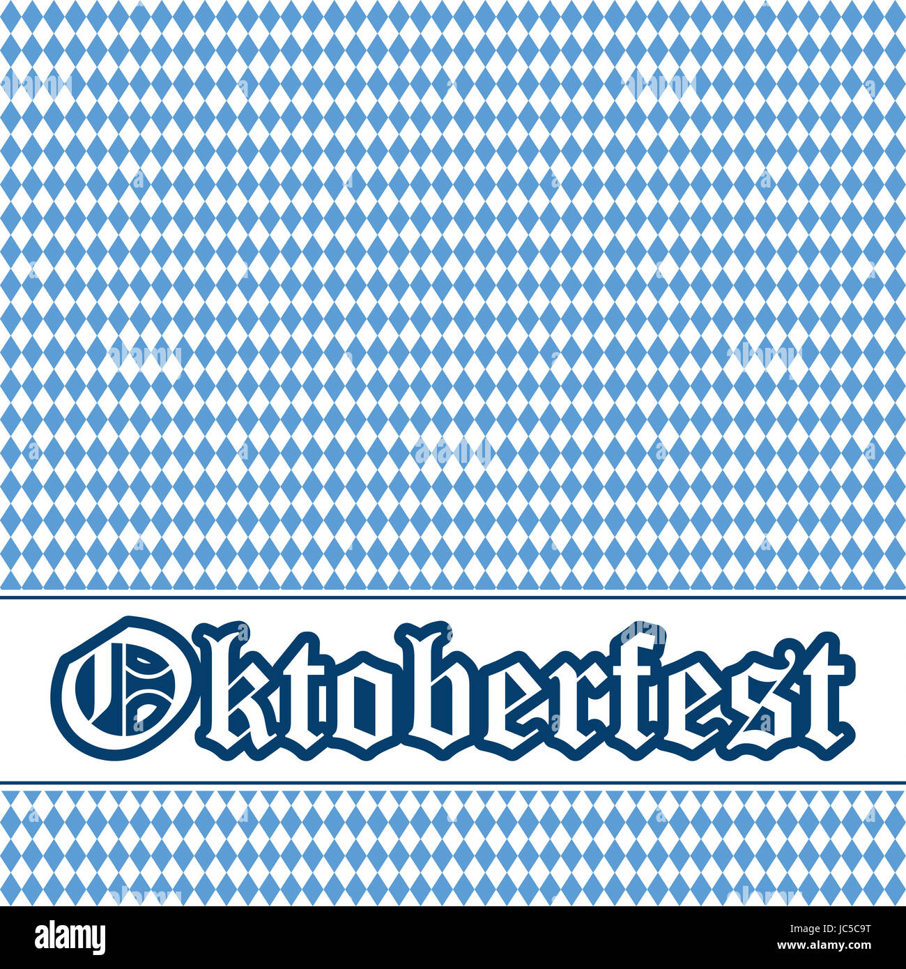 vector of Oktoberfest background with banner and text Oktoberfest Stock Photo
