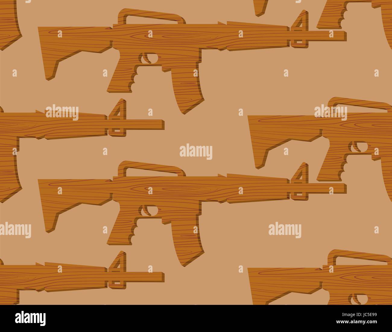 Wooden gun kids pattern. Board weapons background. Childrens military ...