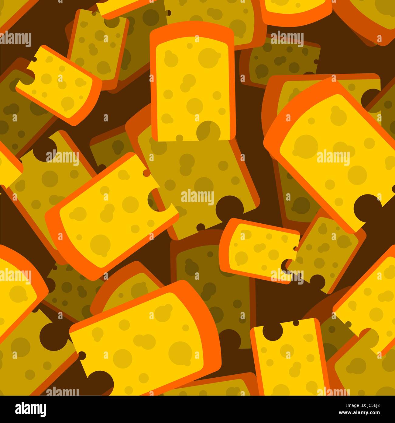 Cheese Surface Pattern Print Dress