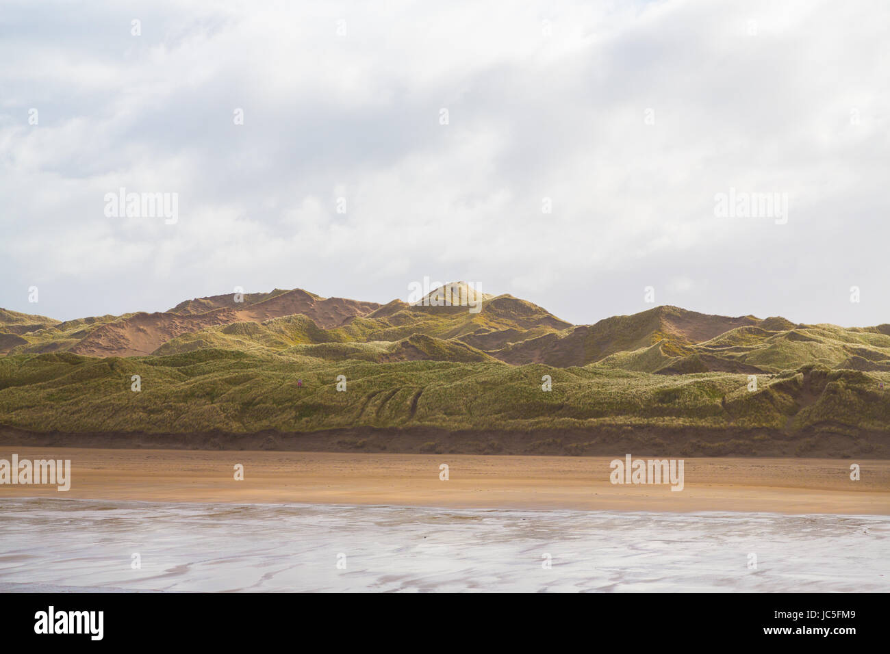 The beach and coastline around Bundoran in Donegal, Ireland Stock Photo
