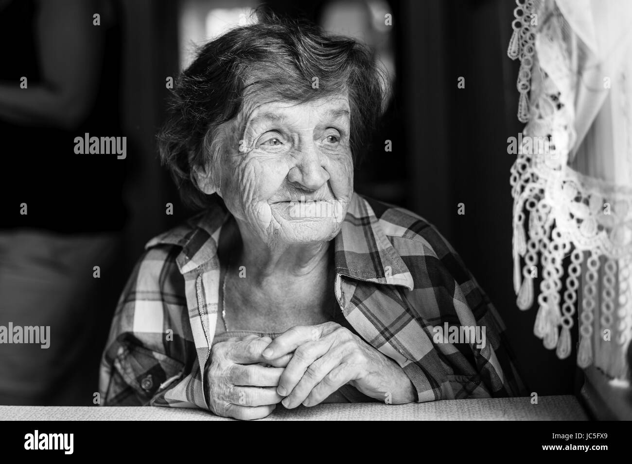 Chinese granny Black and White Stock Photos & Images - Alamy