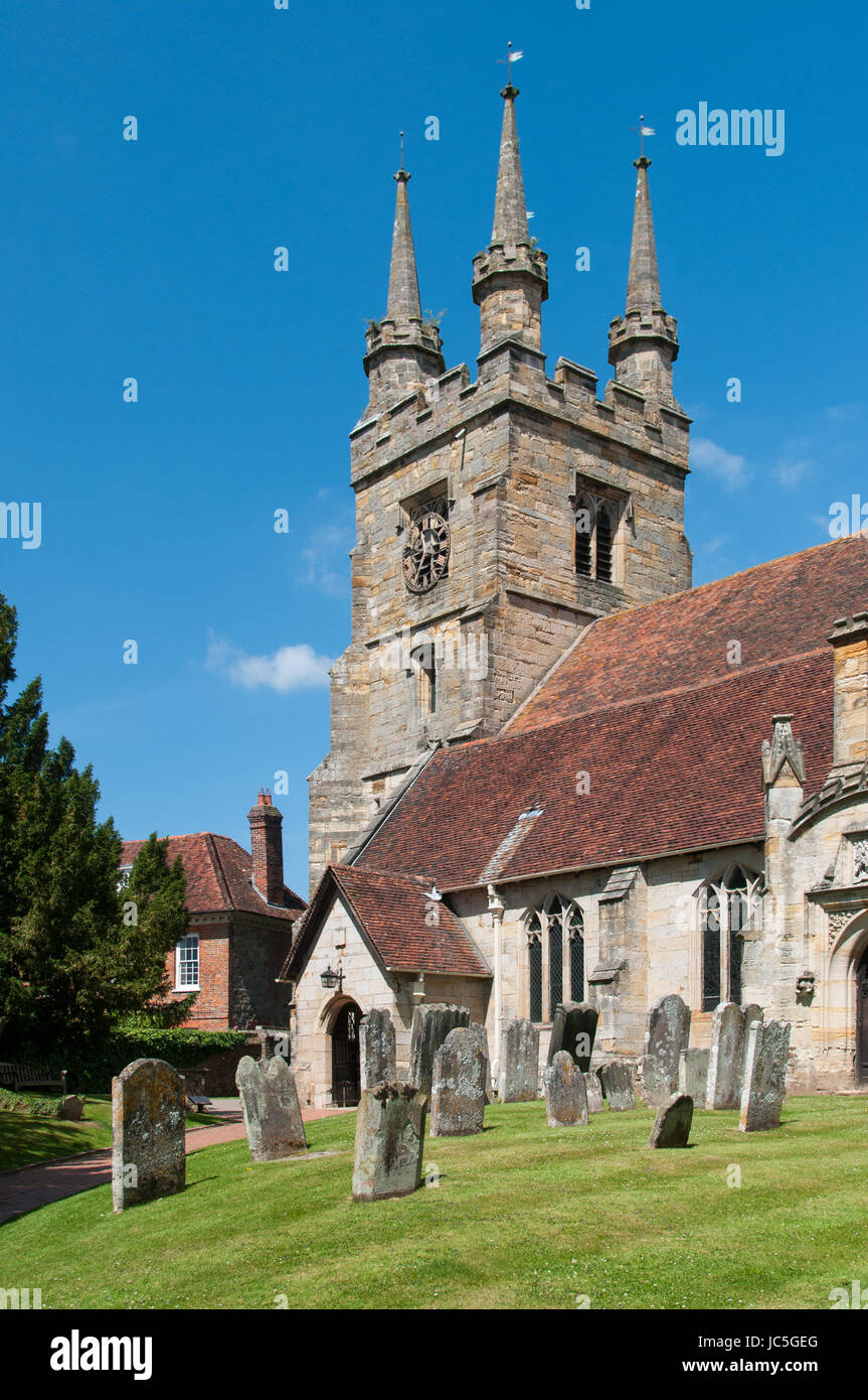 Penshurst Church of St John the Baptist in Penshurst Village, Kent
