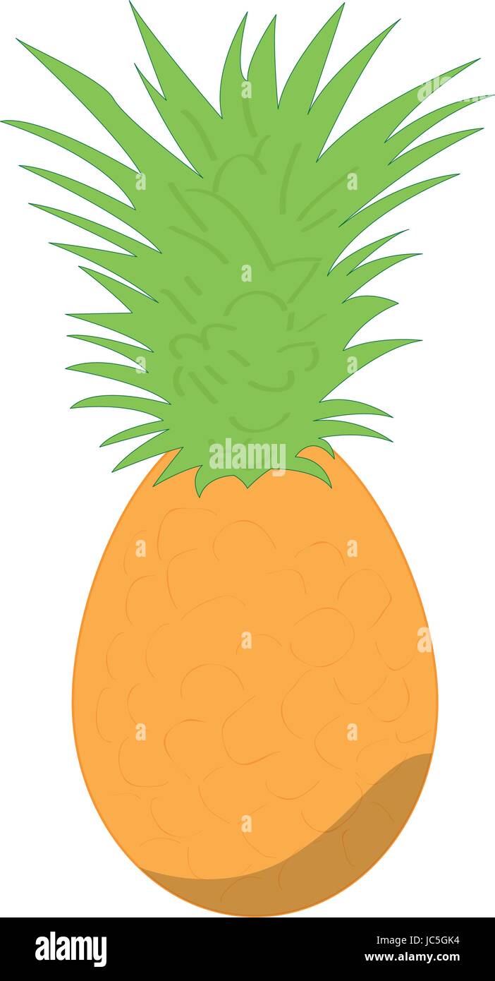 Isolated pineapple fruit Stock Vector Image & Art - Alamy
