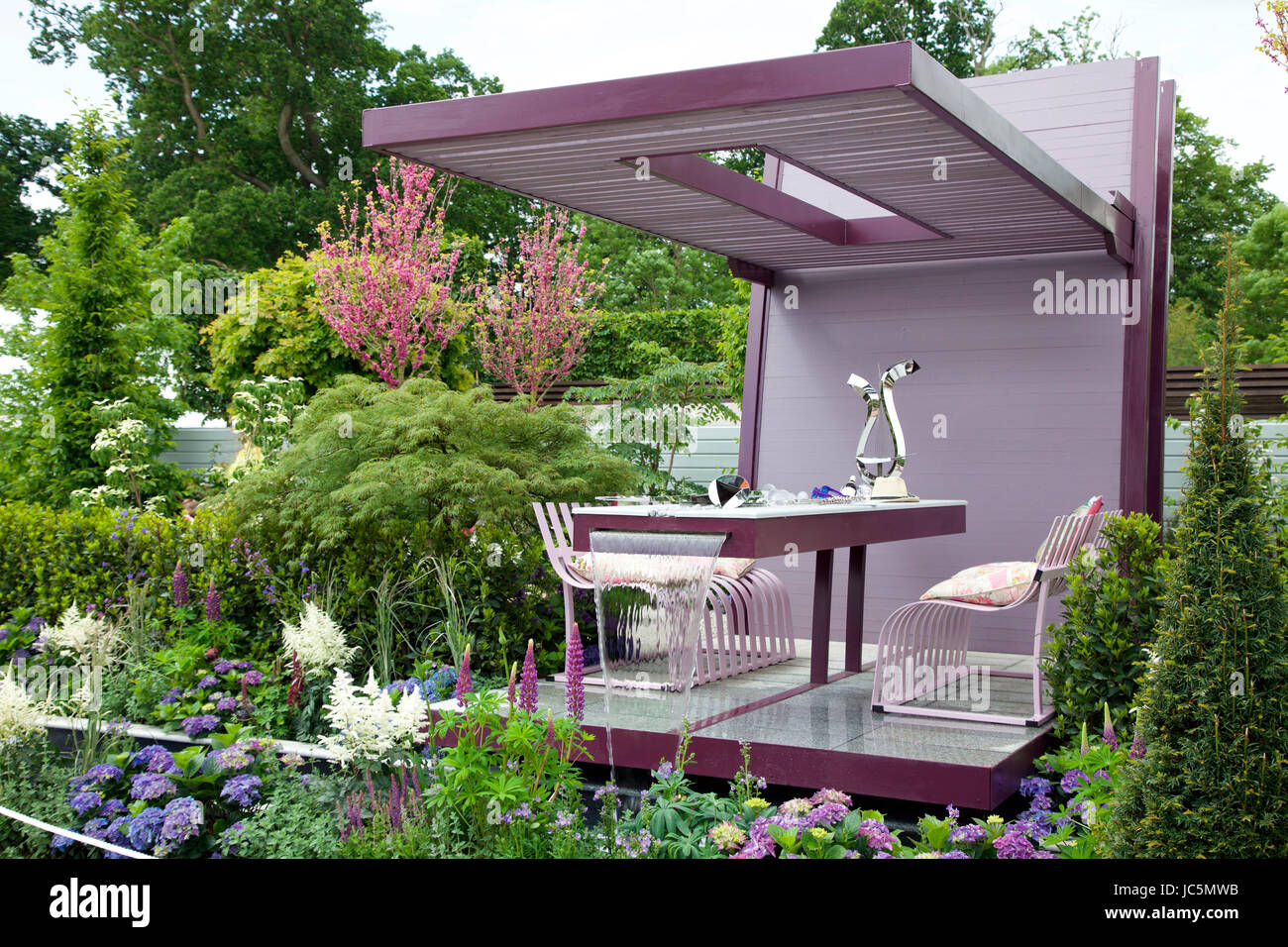 Our Lady’s Children’s Hospital, Crumlin Garden, Show Garden by Kieran Dunne and Anthony Ryan at Bord Bia Bloom, Ireland’ premier garden festival Stock Photo