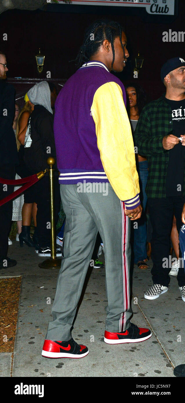Asap Rocky Leaving The Peppermint Night Club In Los Angeles Featuring: Asap  Rocky Where: Beverly Hills, California, United States When: 14 May 2017  Credit: Wenn.Com Stock Photo - Alamy