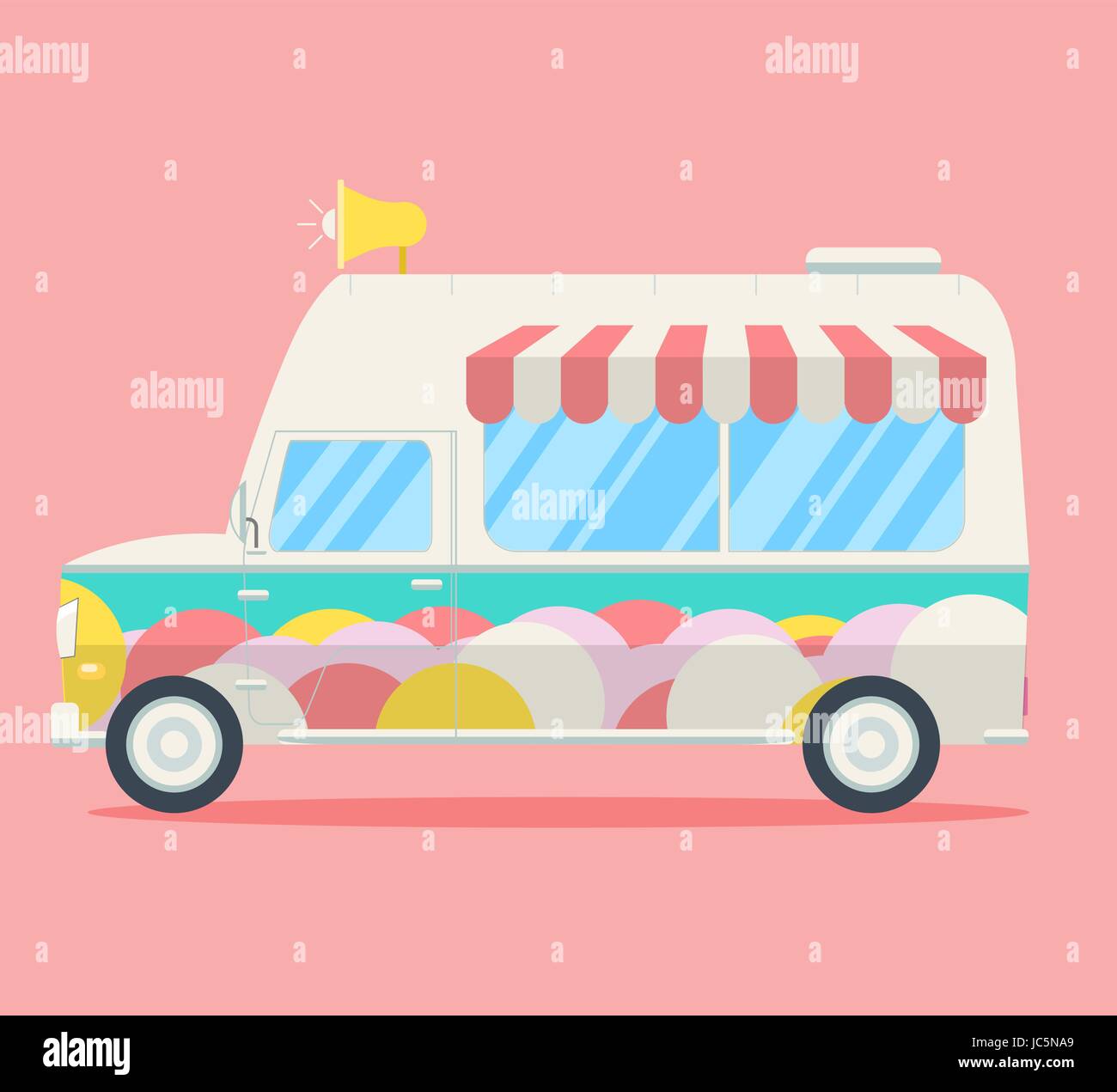 Vector Ice cream van Stock Vector Image & Art Alamy