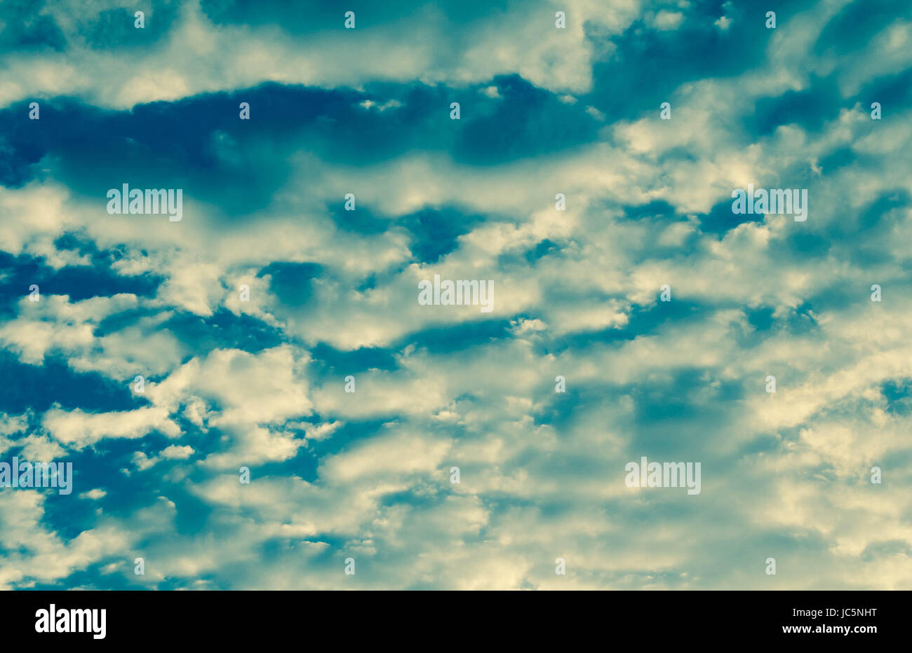 Fluffy cloud background Stock Photo