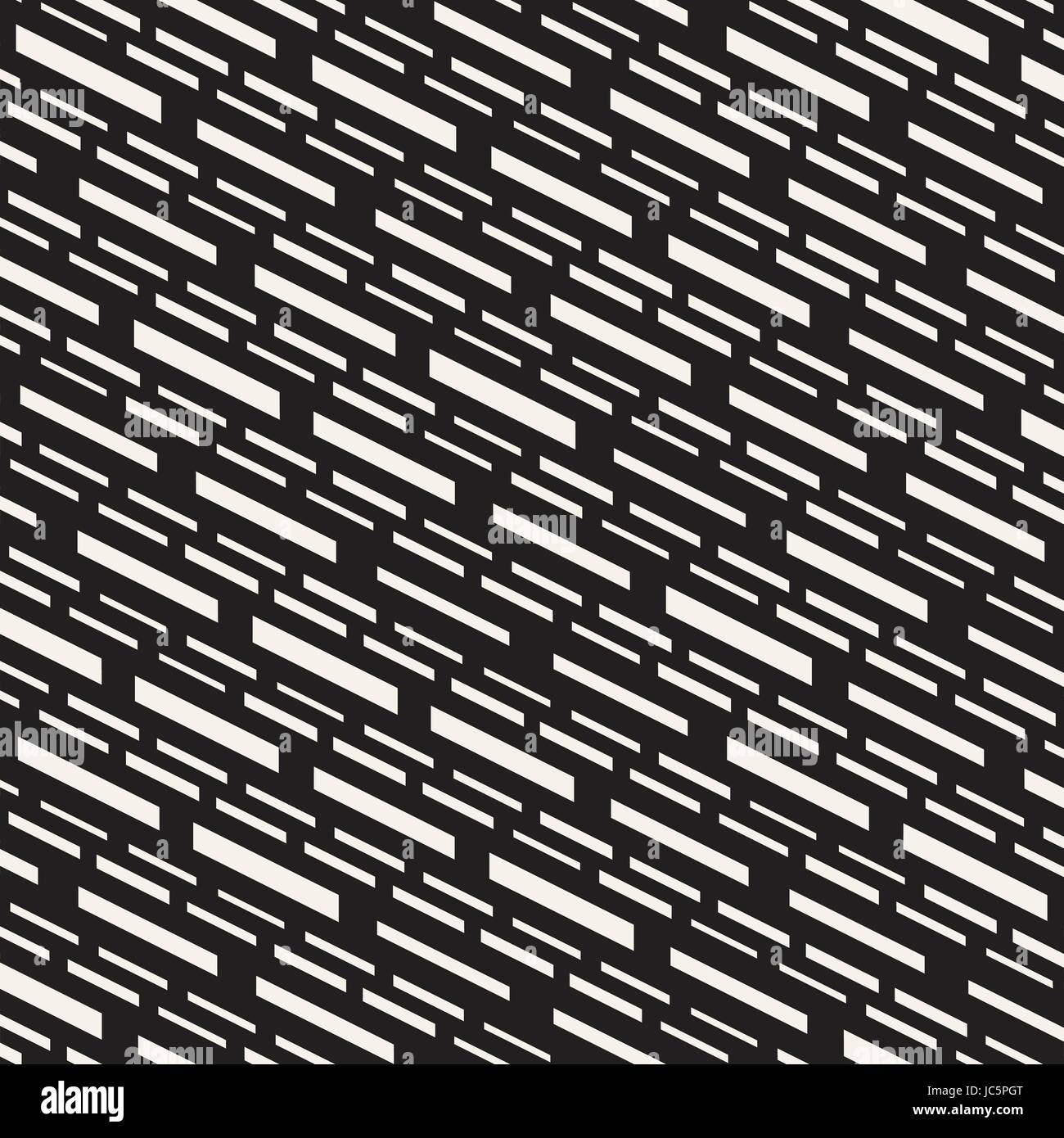 Black and White Irregular Dashed Lines Pattern. Modern Abstract Vector ...