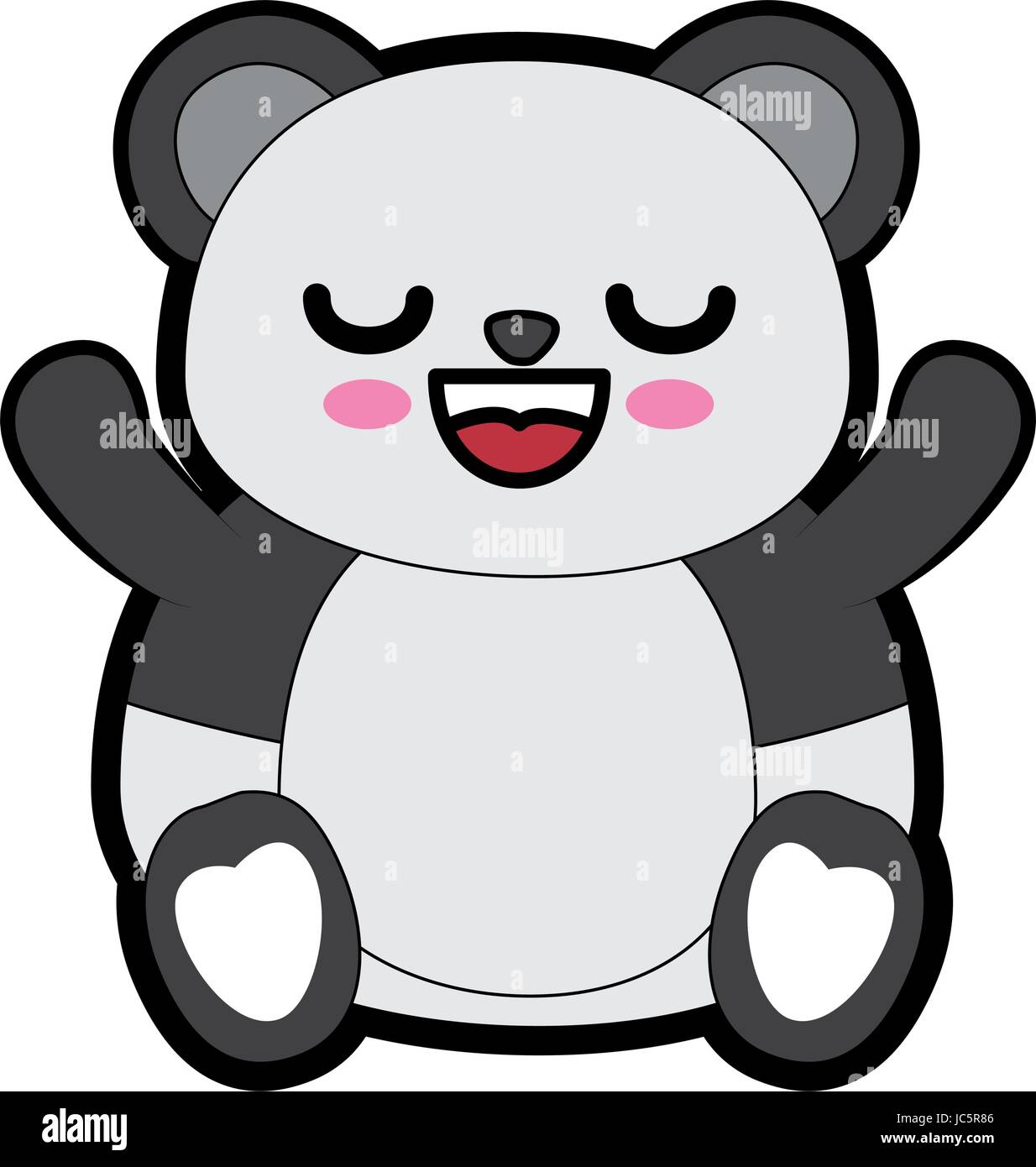 Cute bear kawaii cartoon Stock Vector Image & Art - Alamy