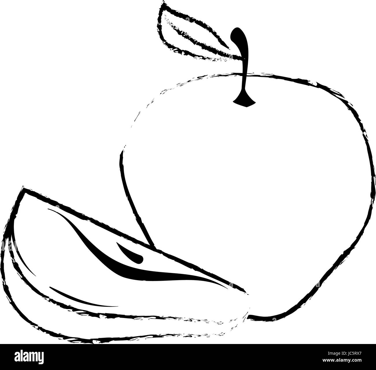 Apple fresh fruit Stock Vector Image & Art - Alamy