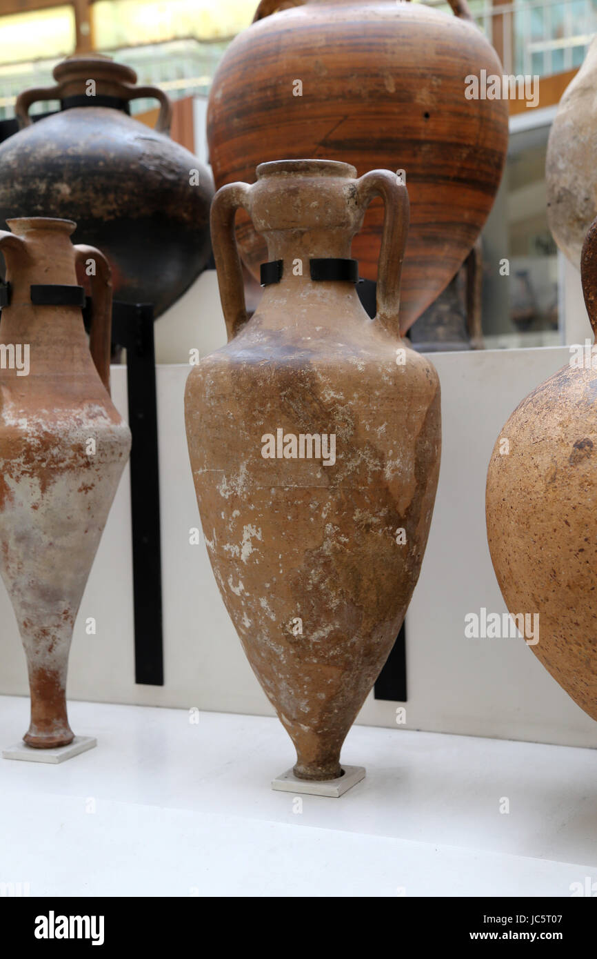 Amphora for wine or oil. Greek. 5th century BC. British Museum. London. United Kingdom. Stock Photo