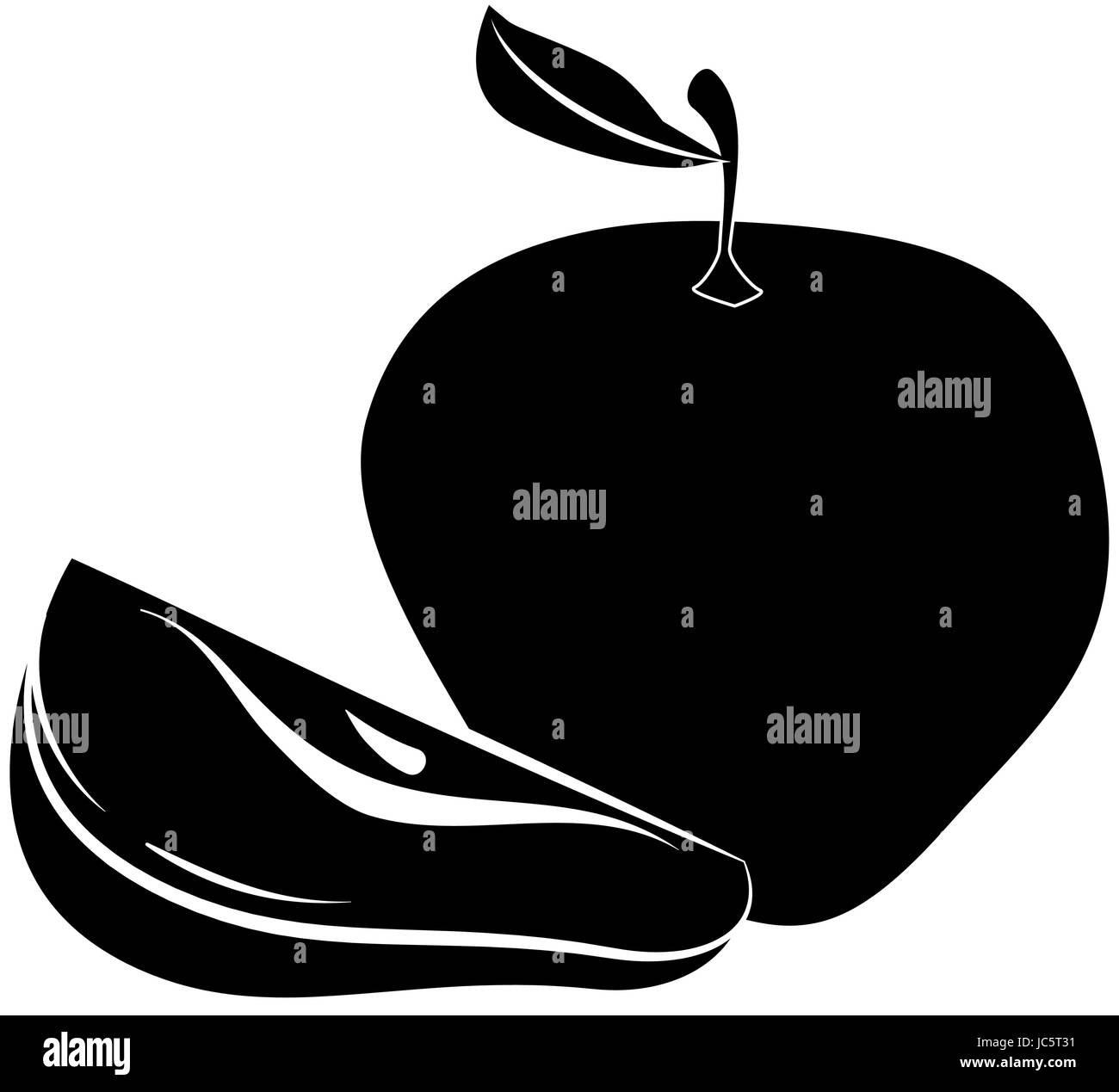 Apple fresh fruit Stock Vector Image & Art - Alamy