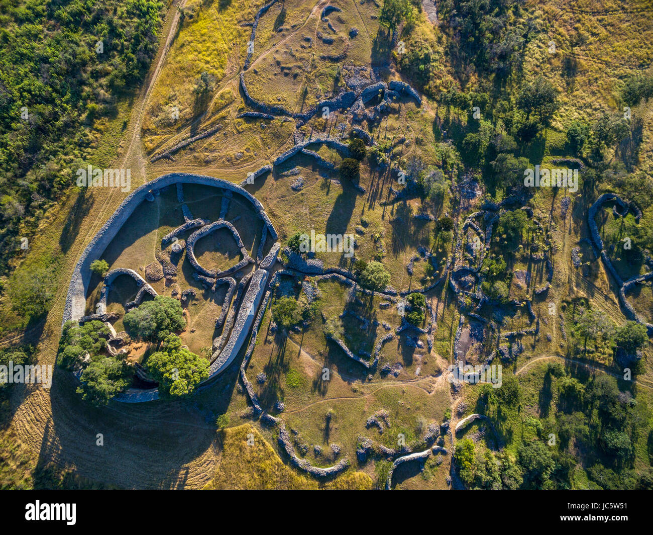The Great Enclosure at Great Zimbabwe Ruins, Zimbabwe Stock Photo Alamy